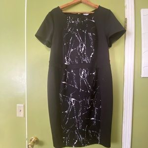 Black and white dress